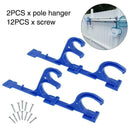 Leaf Rakes Plastic Holder Skimmers Pool Hanger Garden Tools S4J7