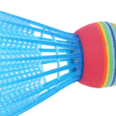 10x Badminton Rainbow Ball Head Nylon Badminton for Game Sport Entertainment Gw
