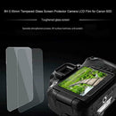 8H 0.55mm Tempered Glass Screen Protector Camera LCD Film for Canon 60D