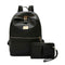 2pcs/set Women Nylon Backpack Clutch Preppy Solid Shoulder Schoolbags Purse SN9F