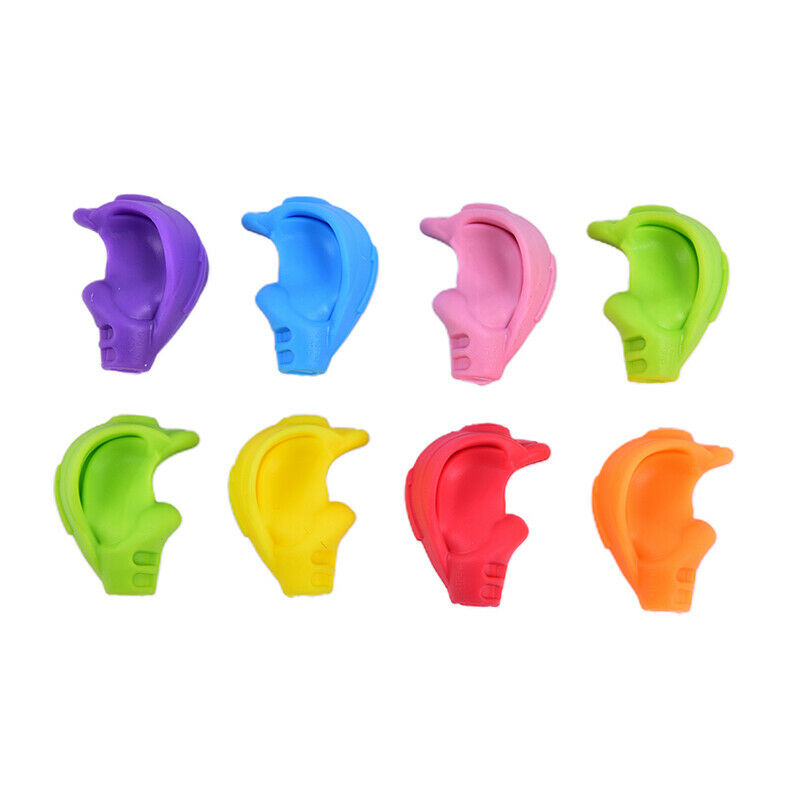 2X Pencil Grip Kid Children Hand Writing Correction Aid Pen Posture Hold Help Hn