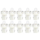 10pcs T5 B8.5D LED Car Light Auto Dashboard Instrument Light Bulbs Lamp White