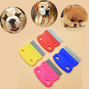 stainless steel pet dog cat toothed flea removal cleaning brush grooming comb  Z