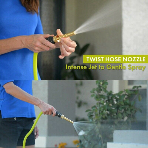 Garden Brass Nozzle Heavy Duty 4 inch Brass Twist Water Hose Nozzle