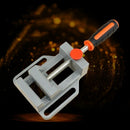 1X(Bench Vise Flat Tong Multifunction Aluminum Drill Press Vise Table For M
