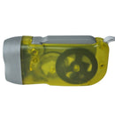 Torch Flashlight Dynamo 2 White LEDs For Camping M6I5