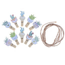 10pcs Cactus Wooden Clip Wedding Wood Clip Cute Photo Wall Clip BX