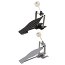 Single Spring Bass Drum Pedal with Drum Wool Beater for Children Gift - Black