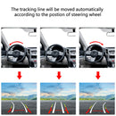 Dynamic Trajectory European license Plate Frame Rear View Camera SystemB Hn