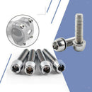 10pcs Bike Stem Screw Bicycle Bolts M5/M6x20mm Road Mountain Bike Bolt M6