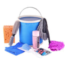 Lightweight Car Cleaning Kit 9Pc Car Wash Kit Towel Mop Dusting Brush Car C