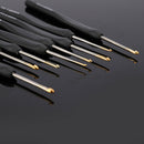 8Pcs/set Black Knitting Needles Crochet Hooks for Knit DIY Craft Loom ToolS Ew