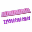 Silicone Molds Lace Fondant Cake Mould Fence Grass Decorating Tool Key S2Q5