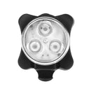 USB Charging MTB Bike Headlight Taillight 3 Modes Bicycle Rear Lamp (White)