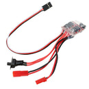 Red 10A Brushed ESC Motor Speed Controller With Brake For RC Car 1/16 1/18