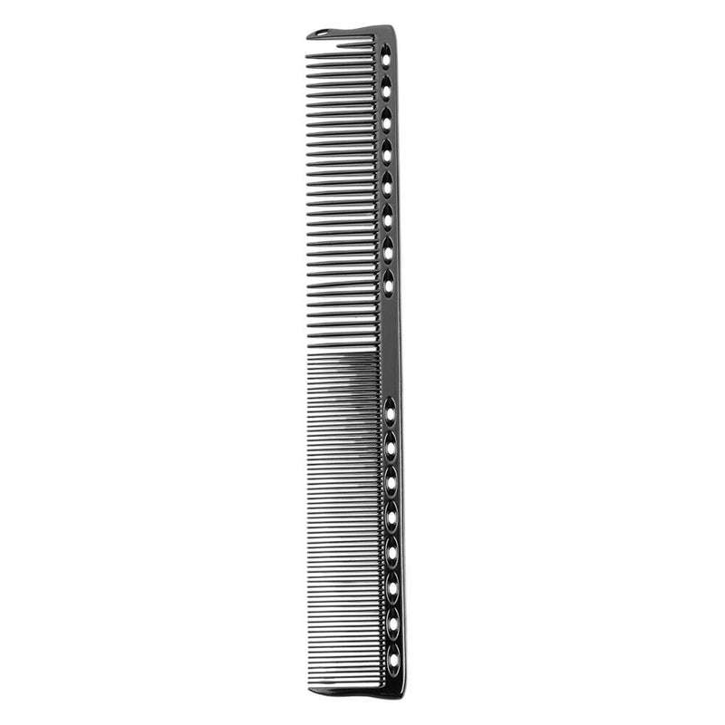 Aluminum Anti-static Hairdressing Combs Hair Cutting Hair Brush (Black)