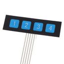 5PCS 1x4 Matrix Array 4 Key Membrane Switch Keypad Keyboard 4 Keys FT