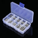 330 Pieces 304 Stainless Steel M3/4/5/6/8 Hex Head Socket Set Screw Assortm
