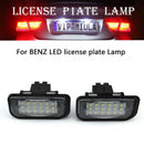 2Pcs Super Bright LED License Plate Light Lamps For Mercedes Benz W203 4D Sedan