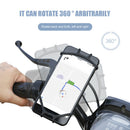 Rotatable MTB Road Bike Mobile Phone Holder Bicycle Handlebar Stand (Black)