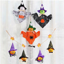Pre-Cut Halloween Cotton Fabrics Kit Pumpkin Sewing Decorative DIY Curtains