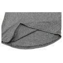 Womens Fashion O-Neck Long Sleeve Knitwear Sweater Tunic (Gray,XL ) I3Y8