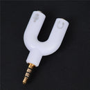 3.5mm Stereo Splitter Audio to Micphone Headset Jack Plug Adapter For Ph rsJ.kz