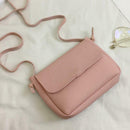 Women Clutch Soft Bag PU Leather Messenger Bag Girls Crossbody Shoulder Bag W3V9