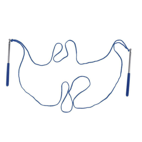 Stainless Steel Giant Bubble Making Wand Bubble Show Props Toys Blue 90cm