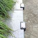 LED Wall Lamps Waterproof Stair Lights Solar Powered Courtyard Street Lamps A
