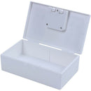 White Imitation Double AS Plug Socket Wall Safe Security Secret Hidden Stas