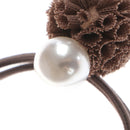 2pcs/set Lovely Ball Beads Girls Hair Accessories Ponytail Elastic Hair  OZ