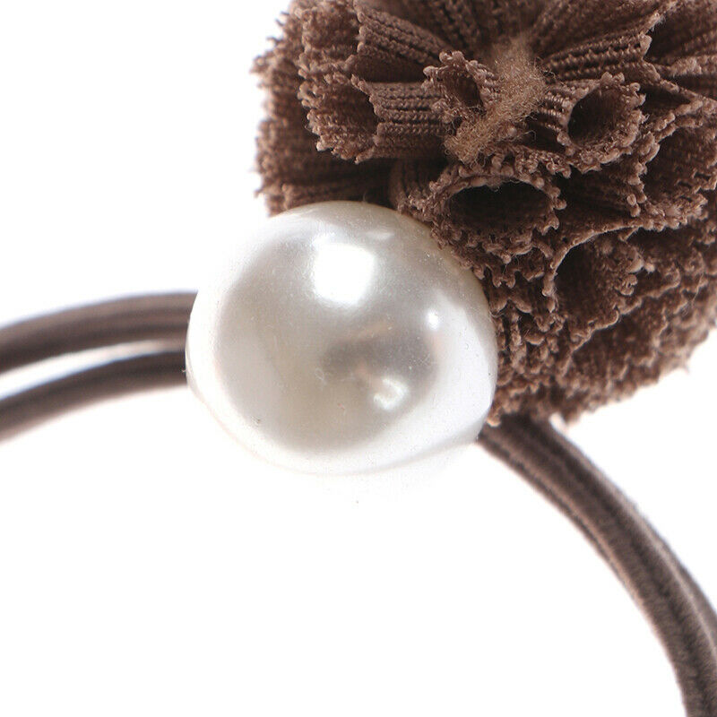 2pcs/set Lovely Ball Beads Girls Hair Accessories Ponytail Elastic Hair  OZ
