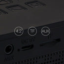 LED Alarm Clock with FM Radio Bluetooth Speaker Wireless AUX TF USB Music PlQ7G2
