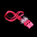 5 Fluffy Fuzzy Feather Whistle Necklace Hens Night Bachelorette Party Pink S Gw