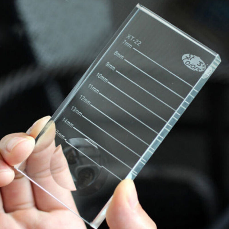 New Individual Eyelash Extension Stand Glass Pad Lash Tray Holder Glue Tool FT