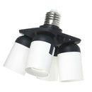 4 In 1 E27 to E27 LED Lamp Bulbs Socket Splitter Adapter Holder For Photo Studio