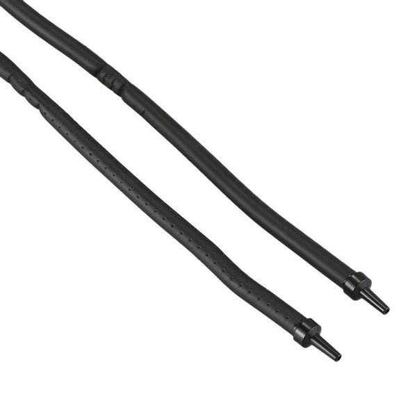 10mm Diameter Rubber Tube Aquarium Air Curtain Bubble Diffuser Black 120cm