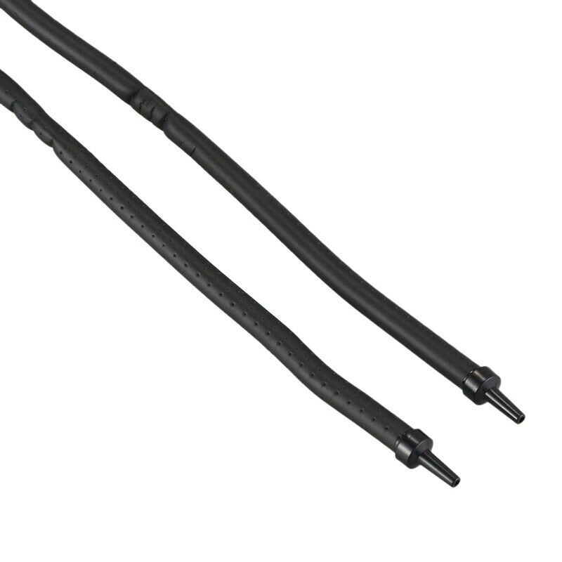 10mm Diameter Rubber Tube Aquarium Air Curtain Bubble Diffuser Black 120cm