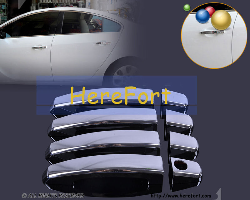 Triple Chrome vehicle Door Handle Covers Trim Cap fit for Buick Chevrolet Cruze
