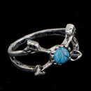 7Pcs Boho Ladies Fashion Antlers Finger Ring Set Party Prom Clubwear Jewelry