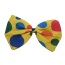 clown bow tie fancy dress dot multi color