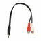 3.5mm stereo adapter headphone jack to 2 RCA jack adapter audio cable, 3.5mM4I6