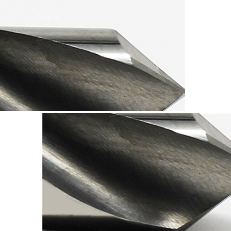 Chamfer End Mill 90 Degree Cutter Router Bit Tool 2 Flutes HRC45 Carbide 3mm