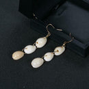 Creative Shell Dangle Ear Hook Elegant Women Long Drop Earrings Jewelry