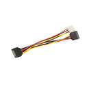 15-Pin Serial SATA Male to 15-pin /LP4 Female Power Cable For IDE Hard Drive