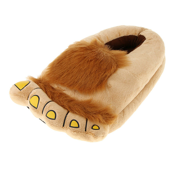 Big Feet Cartoon Slippers Furry