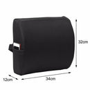 Lumbar Cushion Lower Back Support Pillow for Car Seat Office Chair Soft Mem