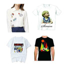 10x/Set T-Shirt Print Iron-on Heat Press Light/Dark Transfer Fabric Inkjet Y6Z5