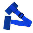Outdoor Nylon Ski Shoulder Hand Carrier Lash Handle Straps Hook Blue